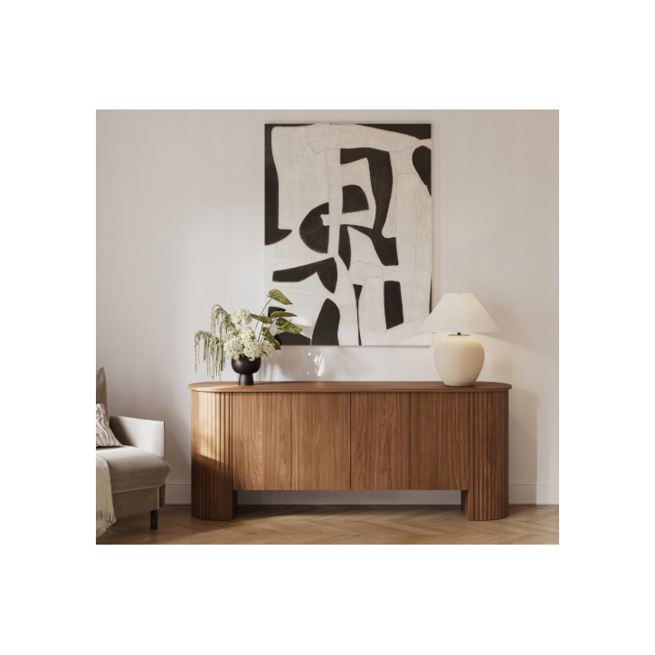 Salon complet CAVO – Noyer Lincoln – Design contemporain